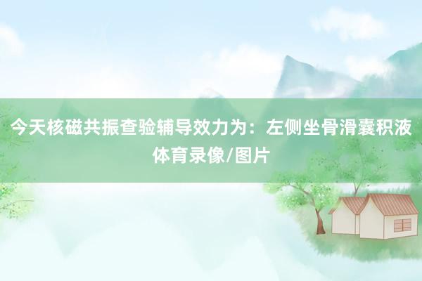 今天核磁共振查验辅导效力为：左侧坐骨滑囊积液体育录像/图片