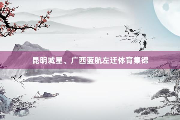 昆明城星、广西蓝航左迁体育集锦