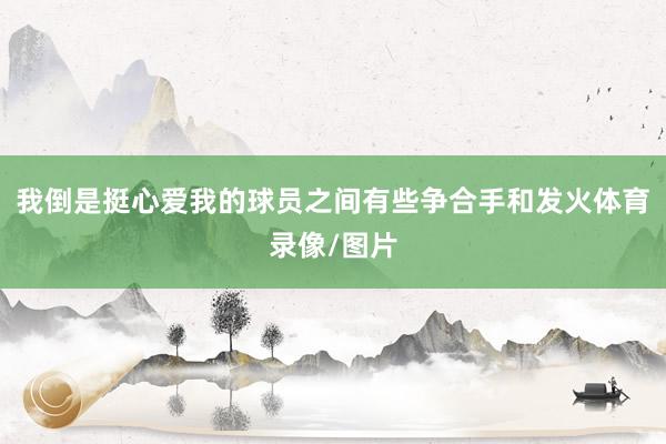 我倒是挺心爱我的球员之间有些争合手和发火体育录像/图片